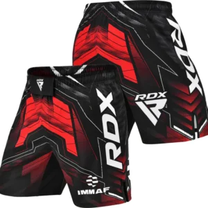 RDX IMMAF Approved MMA Fight & Training Shorts Red