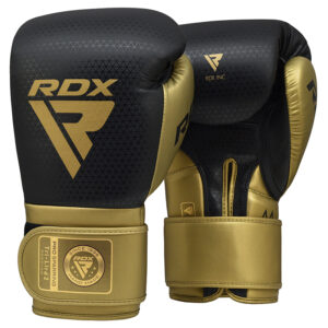 RDX L2 Mark Pro Sparring Boxing Gloves Hook and loop Black / Golden 16 oz