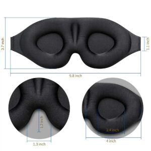 Sleep Eye Mask – No-Pressure Light Blocking for Deep Rest & Travel